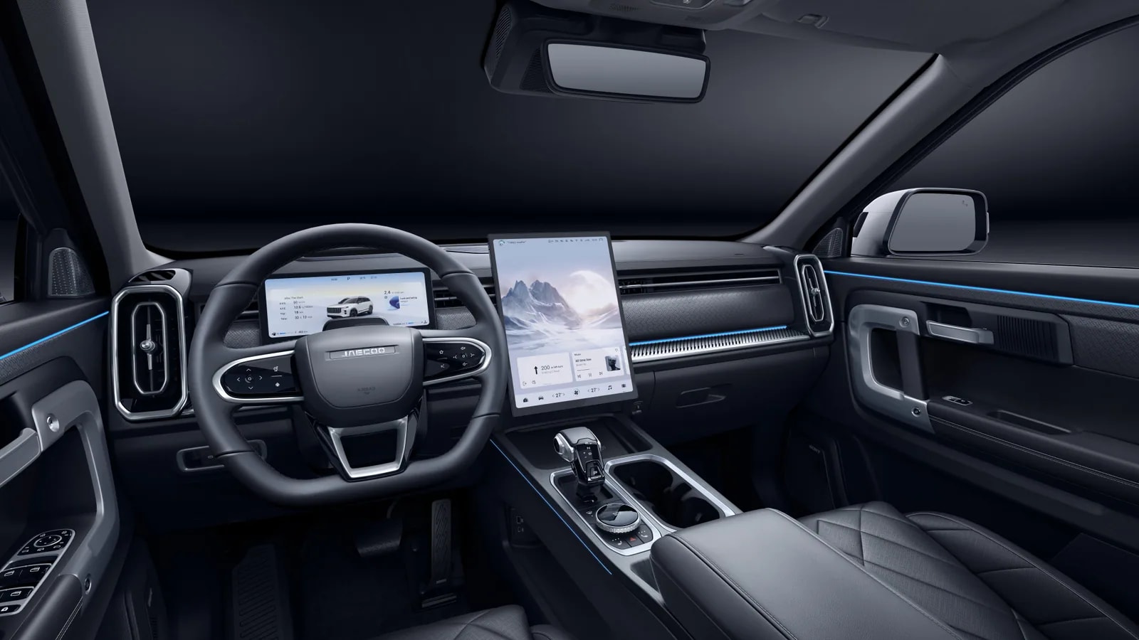 JAECOO 7 driver cockpit